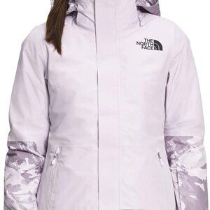 THE NORTH FACE Women's Garner Triclimate Insulated Ski Jacket, Lavender Fog/Lave